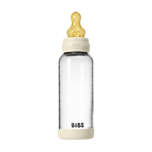 Coffret biberon en verre 240 ml Latex - Ivoire