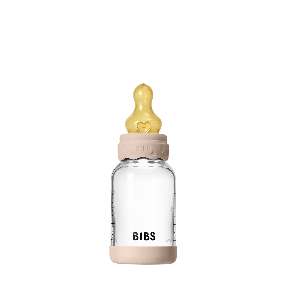 Babyglasflaschen-Set Boheme 120ml Latex – Blush