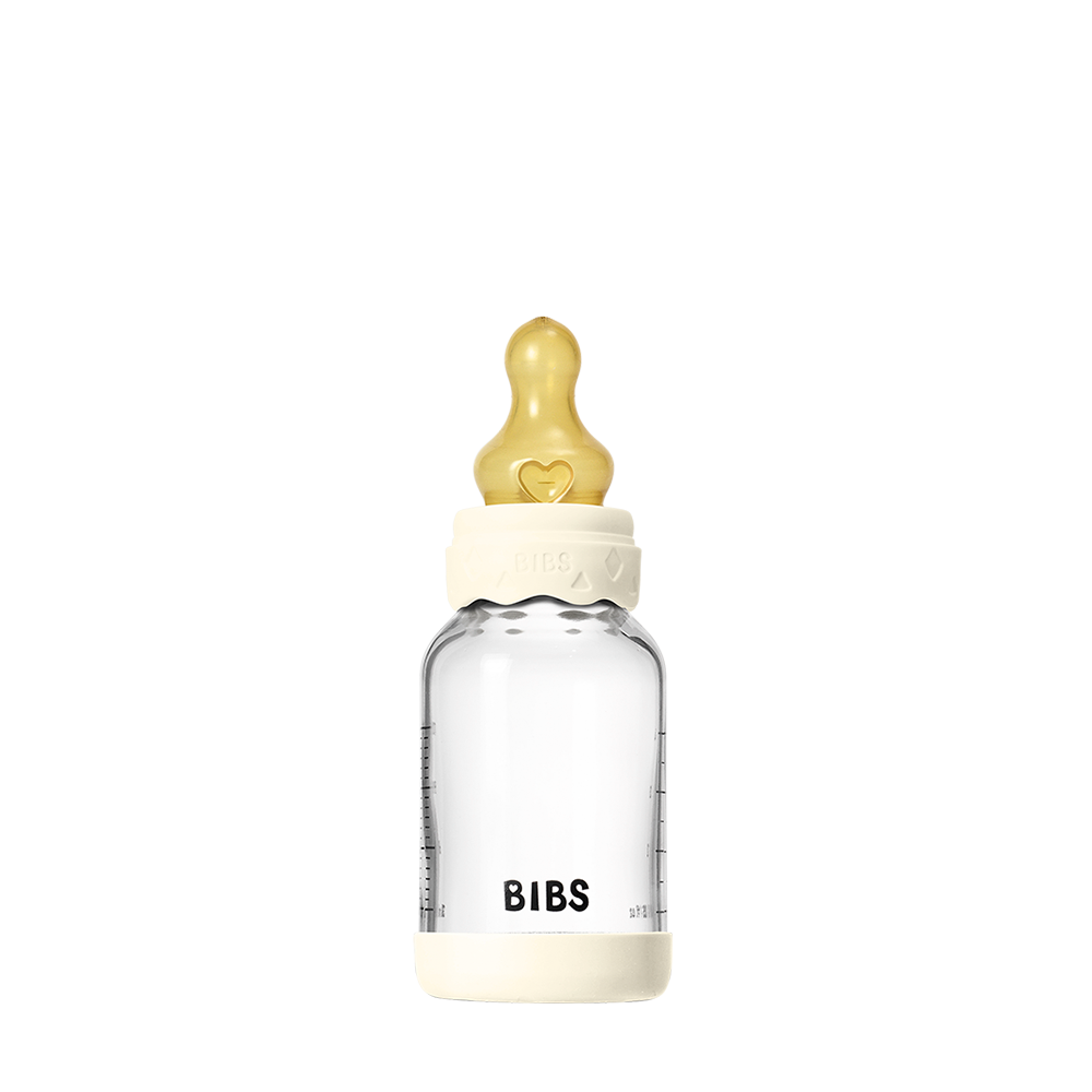 Babyglasflaschen-Set Boheme 120ml Latex – Ivory