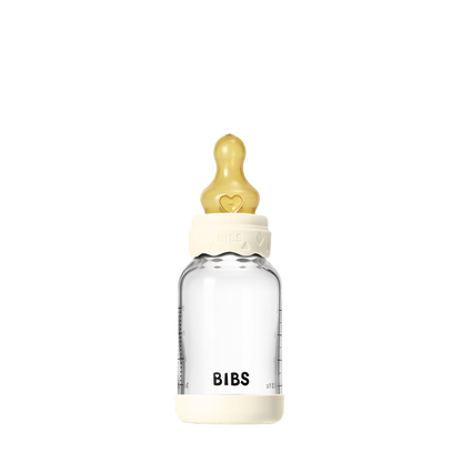 Babyglasflaschen-Set Boheme 120ml Latex – Ivory
