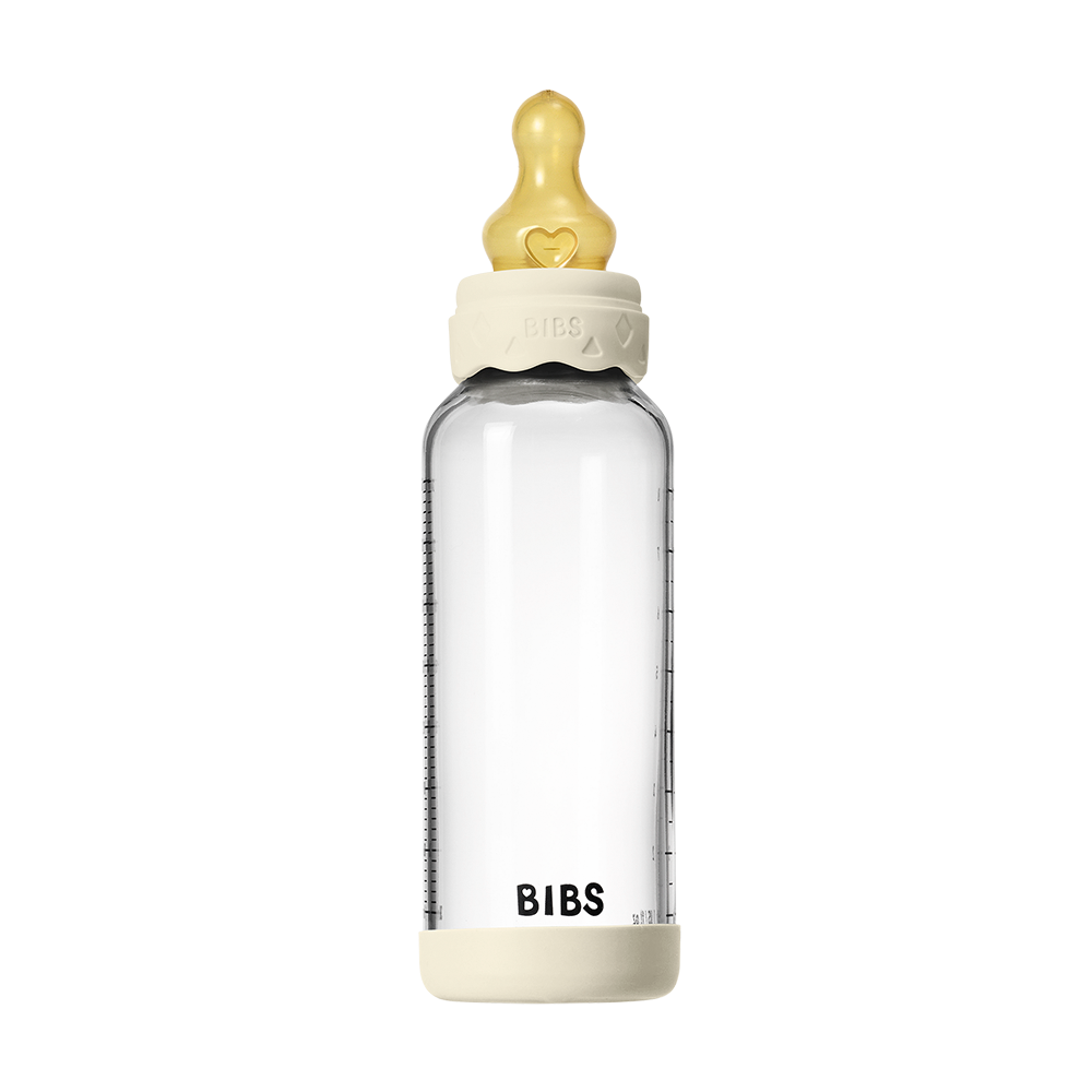 Babyglasflaschen-Set Boheme 240ml Latex – Ivory