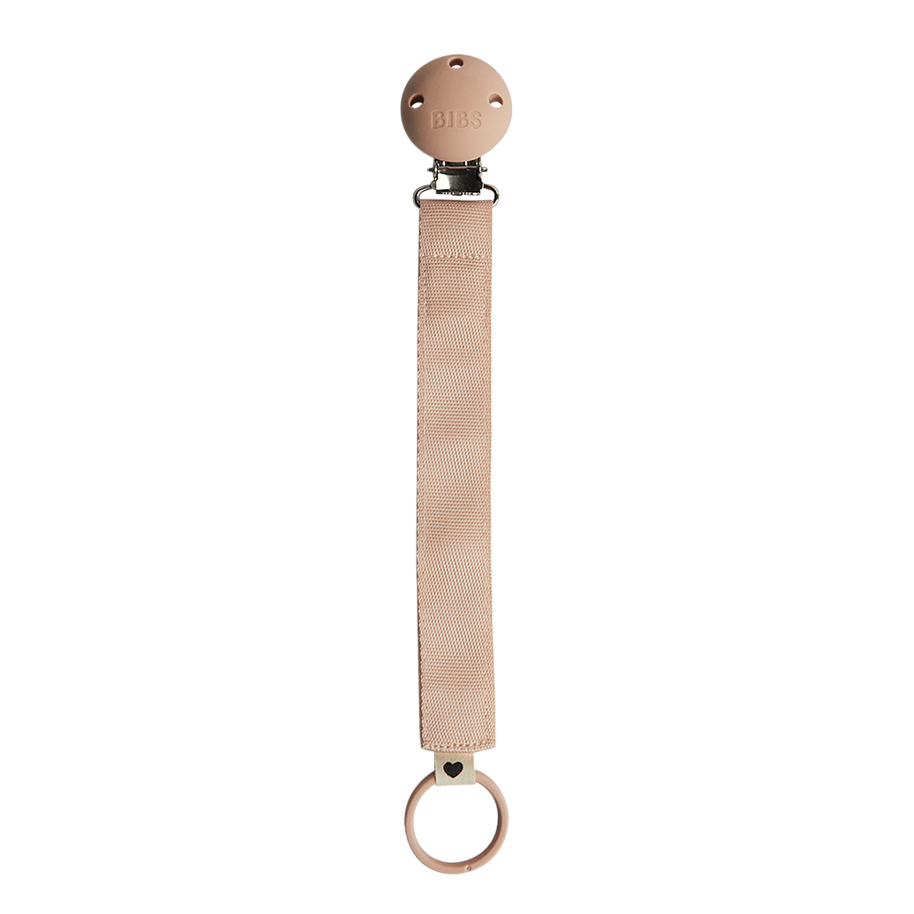 Pacifier Clip Ribbon - Blush - BIBS