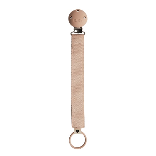Pacifier Clip Ribbon - Blush - BIBS