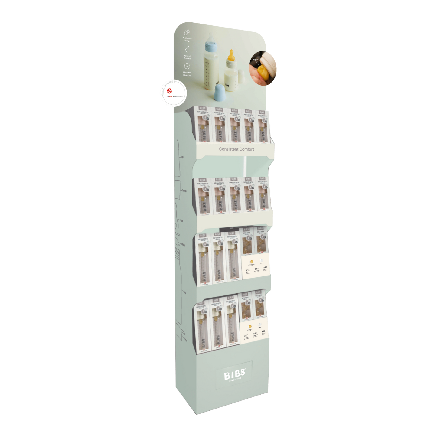 BIBS Bodenaufsteller - Babyflaschen