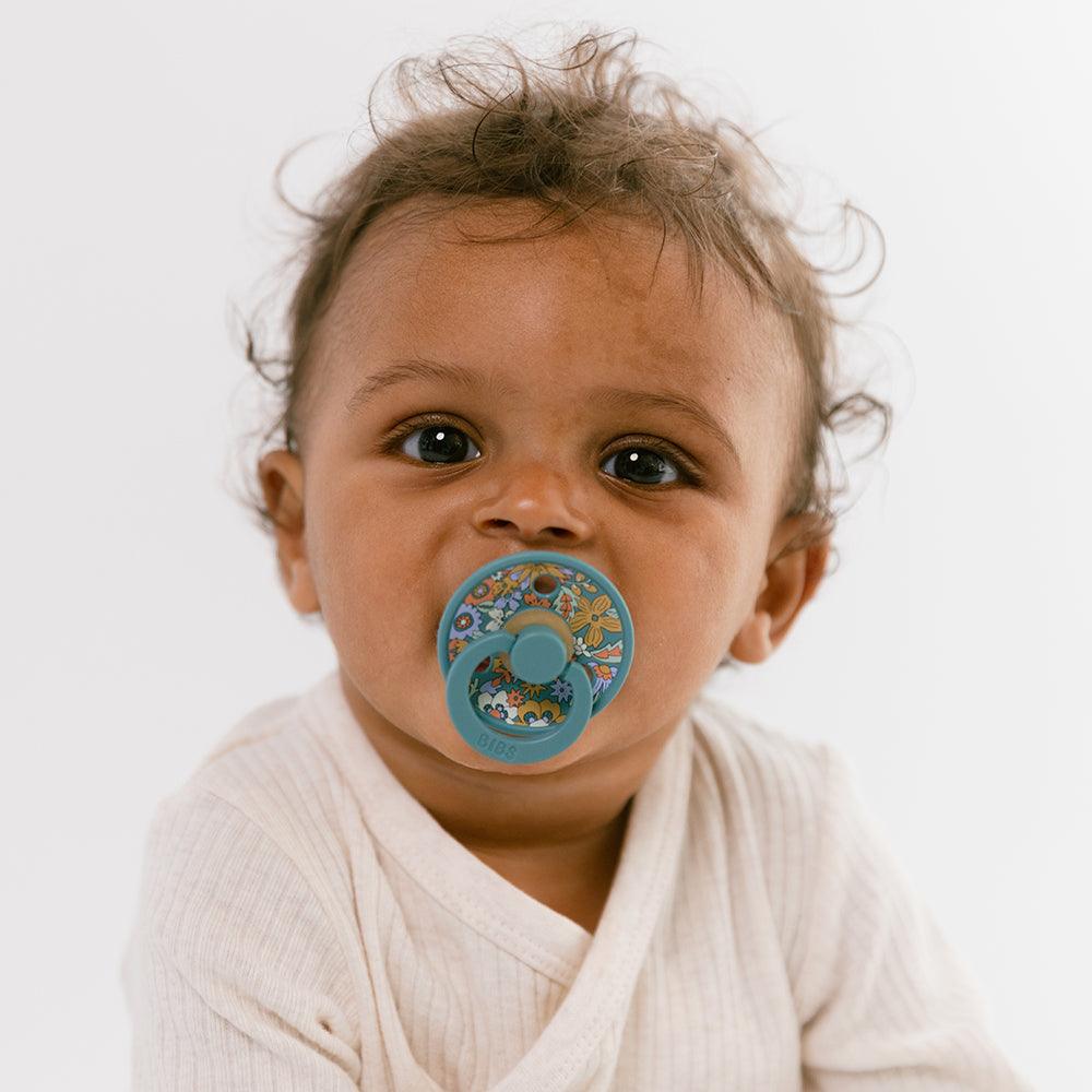 BIBS x LIBERTY Colour 2 Pack June Blossom - Pumpkin Mix - BIBS