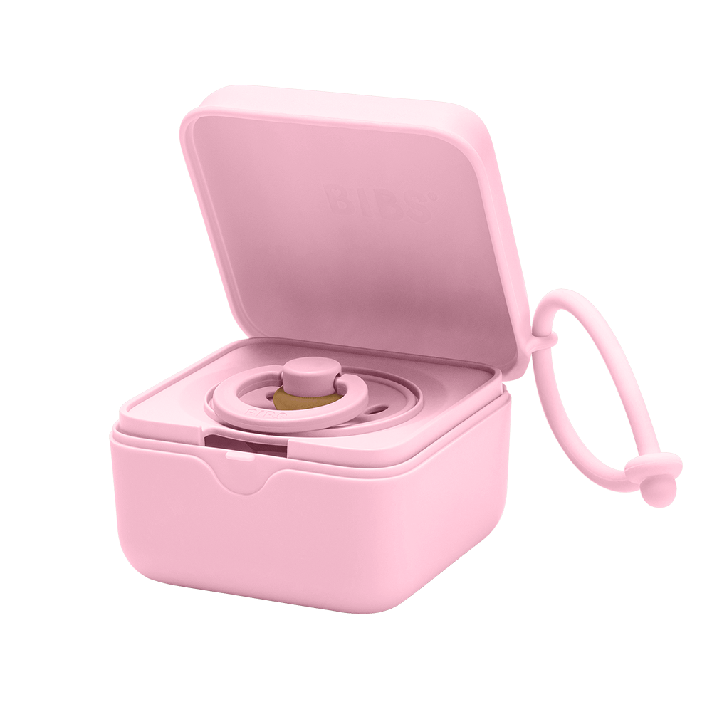 Boîte à tétines - Rose bébé