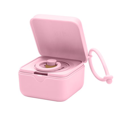 Boîte à tétines - Rose bébé