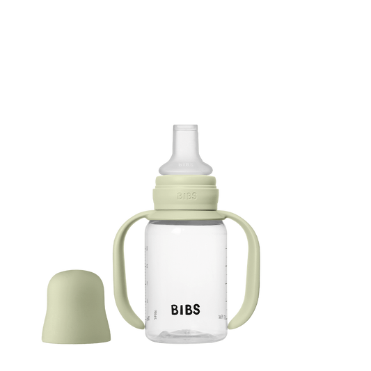 Sutteflaske med silikonetud 150 ml - Sage
