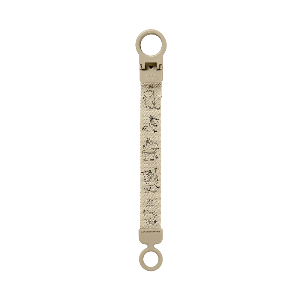 BIBS x Moomin Pacifier Clip Loop - Vanilla - BIBS